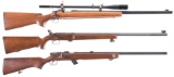 Three U.S. Bolt Action Training Rifles