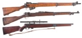 Three U.S. Military Bolt Action Rifles