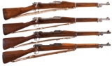 Four U.S. Military Bolt Action Rifles