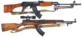 Two Norinco Semi-Automatic Rifles