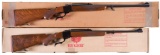 Two Ruger No. 1 Single Shot Rifles with Boxes