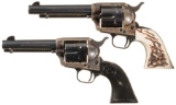 Two Second Generation Colt Single Action Army Revolvers