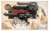 Boxed Pair of Colt Frontier Scout Revolvers with Factory Letter