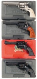 Four Cased Ruger Single Action Revolvers