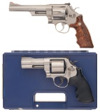 Two Smith & Wesson DA Revolvers