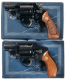 Two Smith & Wesson Double Action Revolvers with Boxes