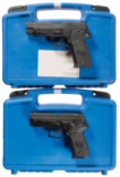 Two SIG DAK Pistols with Cases
