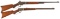 Two Marlin Takedown Lever Action Rifles