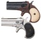 Two Remington Over/Under Derringers
