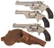 Three Antique Smith & Wesson .38 Single Action Revolvers