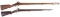 Two French Military Percussion Rifles