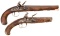Two European Flintlock Pistols