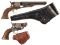 Two Colt Percussion Revolvers with Holsters