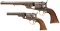 Two Antique Colt Metallic Cartridge Conversion Revolvers