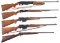 Five Remington Rifles