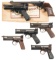 One W&B Rimfire Target Pistol and Five W&B Air Pistols