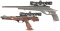 Two Remington Model XP-100 Bolt Action Pistols