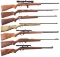 Seven Rimfire Rifles