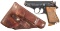 RZM Marked Walther PPK Semi-Automatic Pistol with Holster