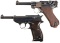 Two German Semi-Automatic Pistols