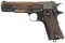British Proofed Colt Government Model Semi-Automatic Pistol