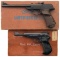 One Walther Air Pistol and One Walther Semi-Automatic Pistol
