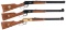 Three Winchester Model 94 Commemorative Saddle Ring Carbines