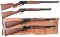 Four Marlin Lever Action Rifles with Boxes