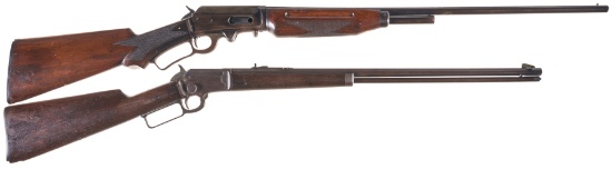 Two Marlin Lever Action Long Guns