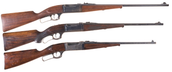 Three Savage Lever Action Rifles