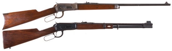 Two Winchester Lever Action Long Guns