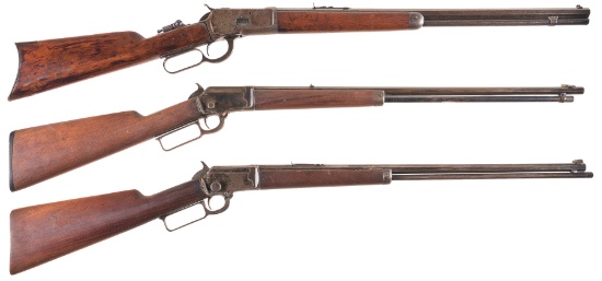 Three Lever Action Rifles