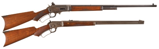 Two Marlin Takedown Lever Action Rifles