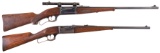 Two Savage Lever Action Rifles -A) Savage Model 99G Rifle