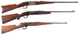 Three Savage Lever Action Rifles -A) Savage Model 1895 Rifle