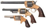 Three Civil War Era Rimfire Revolvers