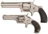 Two Antique Remington Spur Trigger Revolvers