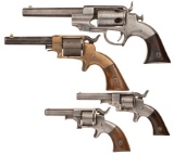 Four Allen & Wheelock Revolvers