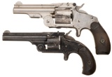 Two Antique Smith & Wesson Spur Trigger Revolvers