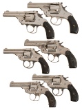 Six Double Action Revolvers