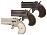 Three Remington Over/Under Derringers