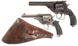 Two European Top Break Double Action Revolvers