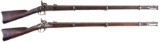 Two Antique U.S. Springfield Model 1863 Percussion Rifle-Muskets