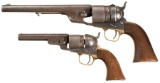 Two Antique Colt Metallic Cartridge Conversion Revolvers