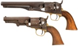 Two Colt Pocket Series Percussion Revolvers