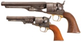 Two Antique Colt Percussion Revolvers
