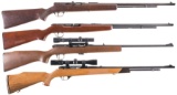Four Semi-Automatic Rimfire Rifles