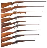 Nine Single Shot Rifles