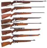 Eight Mossberg Rimfire Sporting Rifles