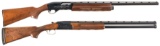 Two Engraved Remington Shotguns